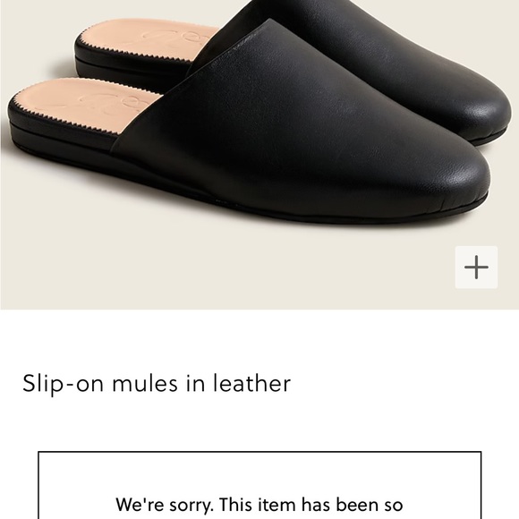 Jcrew leather mules. 2 pair sold together! New without box. - Picture 3 of 4